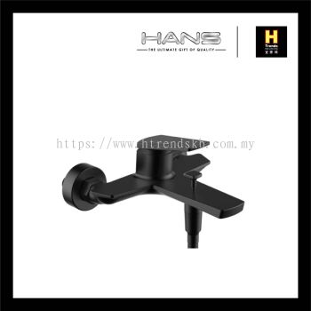 Hans Brass Chrome Exposed Shower Mixer (Black) HESM60500BL