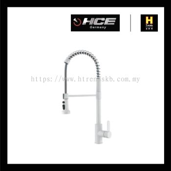 HCE Single Lever Sink Mixer With Pull Out Tap SFK979 White