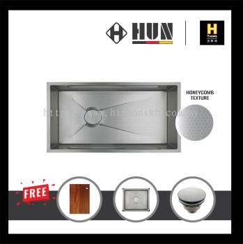 HUN Honeycomb Multifunction Kitchen Sink - Single Bowl (Nano Silver) HKS252