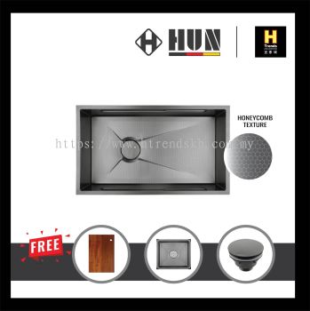 HUN Honeycomb Multifunction Kitchen Sink - Single Bowl (Nano Titanium) HKS351