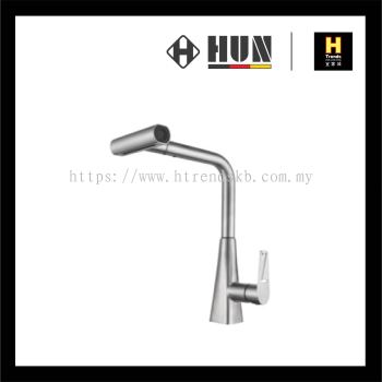 HUN Single Lever Sink Mixer With Pull-Out Tap (4 Function) HWT612