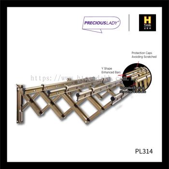 Precious Lady Aluminium Outdoor Rectractable Drying Rack PL314 (4 Bar)