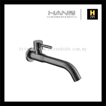 Hans Wall Mounted Basin Tap (PVD Gun Metal Grey) HWBT33400GY