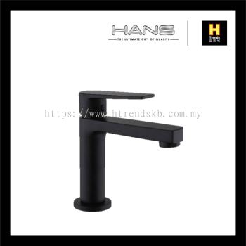 Hans Brass Matt Black Basin Tap HBST32350BL