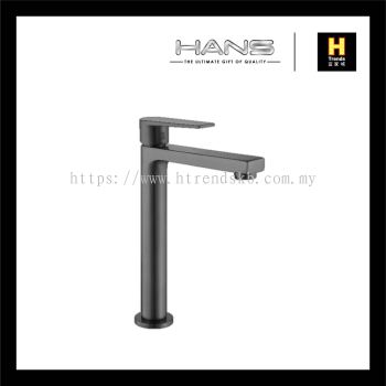 Hans Gun Metal Chromed Tall Basin Tap HBST38250GY