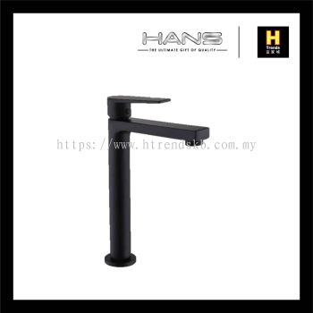 Hans Matt Black Chromed Tall Basin Tap HBST38250BL