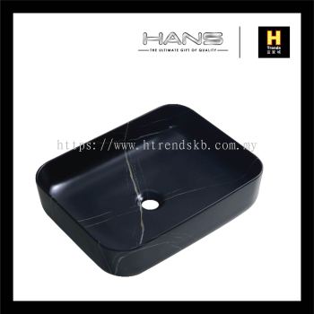 Hans Above Counter Art Basin (Marble Black) WB5040MBL