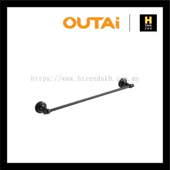 Outai Single Towel Bar (Aluminium Black) OT760018