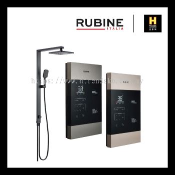 Rubine EOS Ultra Slim DC Pump With Rain Shower Set RWH-EOS161D-MRPM/MRCG