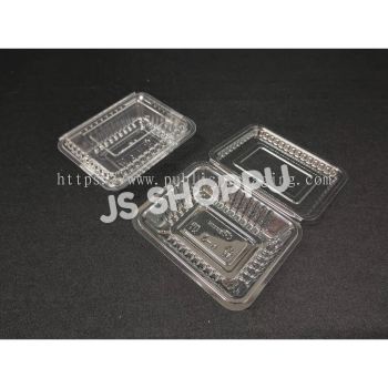 Kuih Container OP-9H / H3 / Disposable Plastic Clear Bakery Container (100pcs+-) Plastic Container / Bakery Container