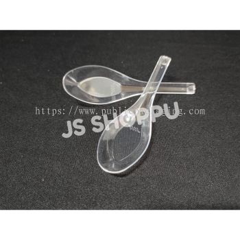 Transparent Spoon - 118 Spoon - Disposable Plastic Cutlery / Plastic Spoon / Disposable Spoon