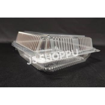 Kuih Container L300 / Disposable Plastic Clear Bakery Container (50pcs卤) / 6.5