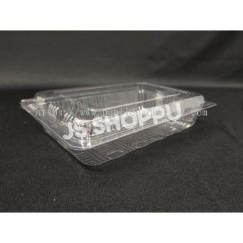 Kuih Container OP-6H / Disposable Plastic Clear Bakery Container (100pcs卤) / OP6H / OP-6H