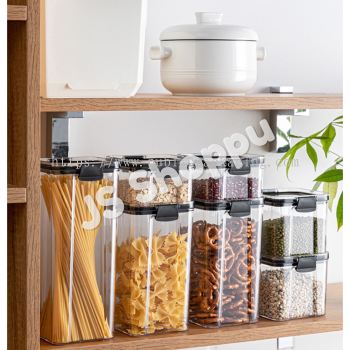 Food Storage Container / Bekas Makanan / Multigrain Storage Box / Tank / Transparent Air Tight Sealed Cans / 密封罐