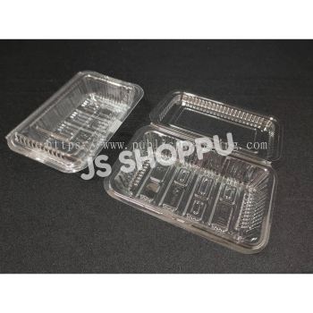 Kuih Container OP-1H / Disposable Plastic Clear Bakery Container (100pcs卤) / OP1H / OP 1H