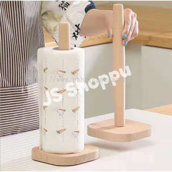 Kitchen Towel Stand / Holder / Paper Towel Roll Stand / Holder / Rak Tisu Kayu