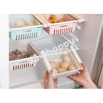 Refrigerator Rack Food Drawer Extendable Basket 冰箱食物保鲜收纳架