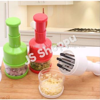 Manual Chopper / Fast Press Onion Slicer Chopper / Kitchen Vegetable Meat Bean Chopper