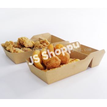 Paper Tray (2 Compartment) / Paper Tray with Sauce Compartment (50 pcs卤)