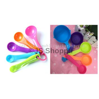 5 pcs Food-Grade Silicone Kitchen Measuring Tools (Ready Stock)
