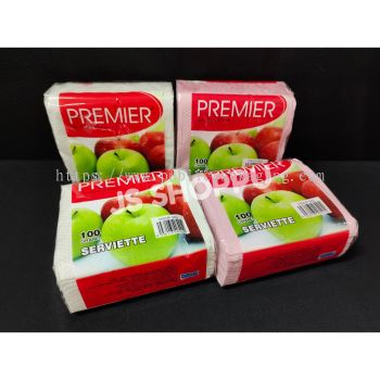 Premier Tissue / Premier Serviette Tissue (100gm卤) (Pink / White) / Cili Tissue (80gm卤)