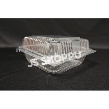 Kuih Container L500 / Disposable Plastic Clear Bakery Container (50pcs卤) / 5