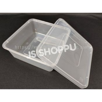 SQ5 Square Plastic Disposable Food Container (30pcs卤)