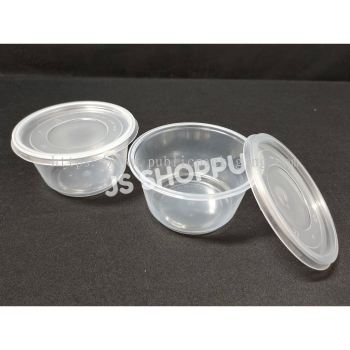 EC 16oz PP Round Container (50pcs卤) 16oz ( 450ml ) - Disposable Plastic Food Box - EC C16