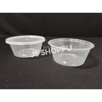 10oz Round Disposable Plastic Food Container (50pcs+- )