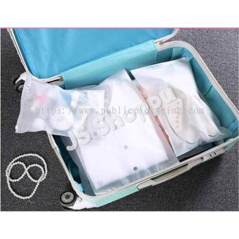 Waterproof Travel Clothing Storage Zipper Sealed bag 自封防水衣物收纳密封袋