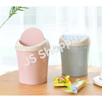 Creative Desktop Shake Lid Mini Trash Bin 创意桌面摇盖迷你垃圾桶