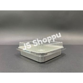 4483-P Aluminium Foil Tray with Clear Lid (5 sets 卤) / Bulat / Round / Foil Tray 4483 - P