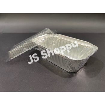 405-P Aluminium Foil Tray with Clear Lid (5 sets卤) Rectangle / Rectangular My Chef Foil Tray 405 - P