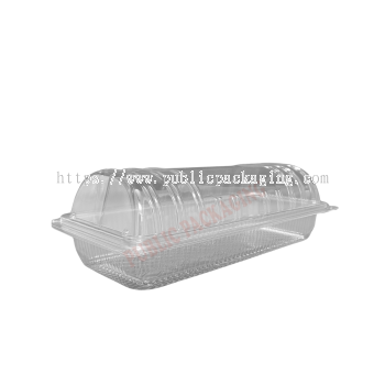 HIRO OPS CH77 Kuih Container with Lock / Disposable Plastic Clear Bakery Container / Bekas (50pcs±)
