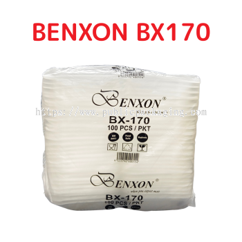 Benxon BX170 PP Burger Box (100pcs��) / Disposable Plastic Food Box / Kotak Nasi Kecil /  ������