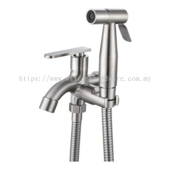 RSS5H77 S/Steel 304 Two Way Tap c/w Bidet Set