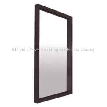 H104-LTNM60BL Latina LTNM60BL Mirror with S/Steel Frame (Black)