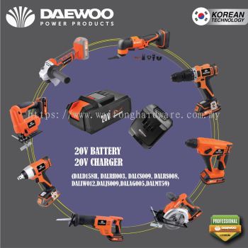 DAEWOO BATTERY & CHARGER