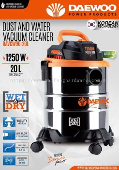 DAEWOO VACUM CLEANER 20L 1250W