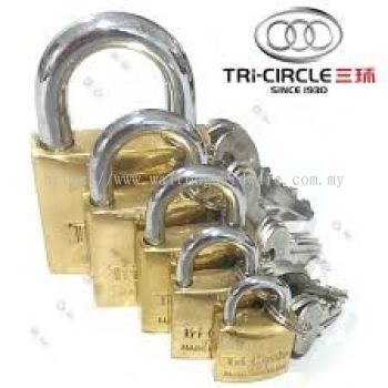 TRI CIRCLE PADLOCK.