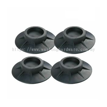 washing machine support and noise cancelling pads