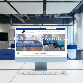 Air Compressor Supplier Website Design & SEO | Johor