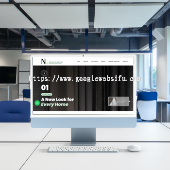 Kajian Kes Reka Bentuk Laman Web & SEO Newlookcurtaindecor | New Look Curtain Decor Custom di Selangor