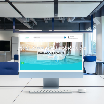 Kajian Kes Reka Bentuk Laman Web & SEO Paragon Pools Sdn Bhd | Pool Equipment Provider di Selangor