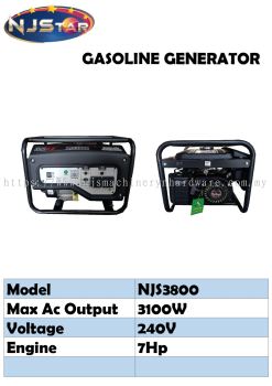 NJSTAR 3000W PETROL GENERATOR NJS3800