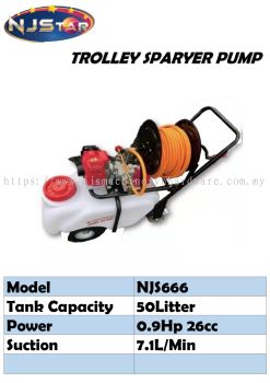 NJSTAR TROLLEY POWER SPRAYER NJS666