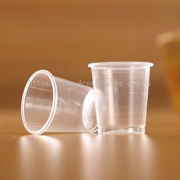 30ml Plastic Sample Cup Clear / Plastic Sampling Cup / Cawan Kecil (100pcs)