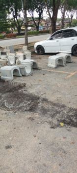 Scupper Drain With Compress Slab