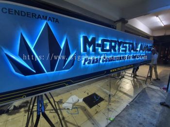 M-CRYSTAL 3D LED BACKLIT SIGNAGE AT KUANTAN