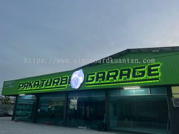 PAKA TURBO GARAGE EG 3D BOX UP LETTERING AT KUANTAN